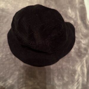 Black Corduroy Bucket Hat - Classic Men's Accessory